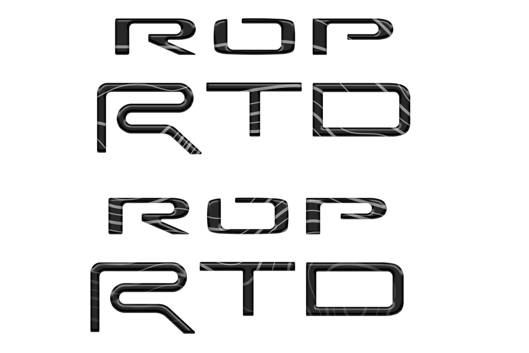 Tufskinz Bed Side Letter Inserts For Tundra (2015-2021)