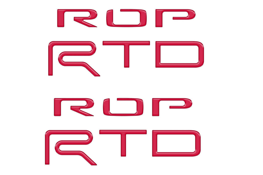 Tufskinz Bed Side Letter Inserts For Tundra (2015-2021)