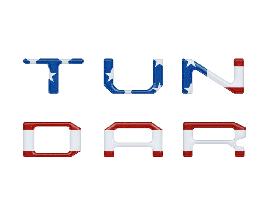 Tufskinz Radio Letter Inserts For Tundra (2014-2021)