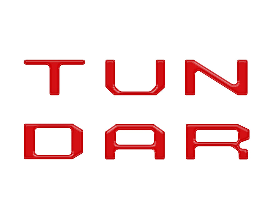 Tufskinz Radio Letter Inserts For Tundra (2014-2021)