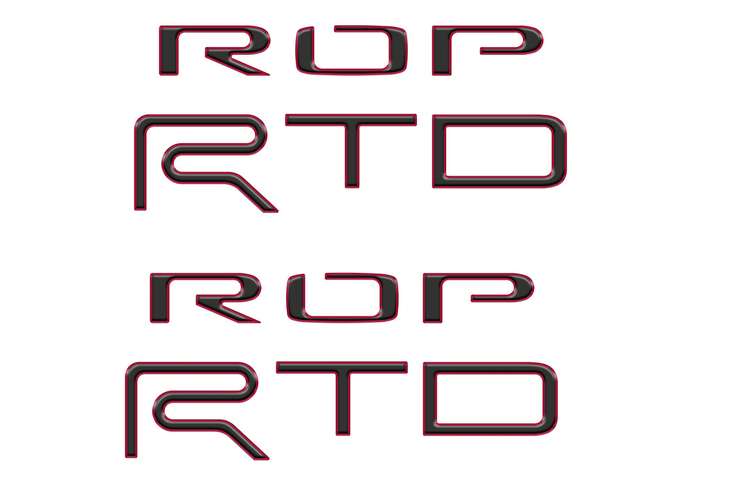 Tufskinz Bed Side Letter Inserts For Tundra (2015-2021)