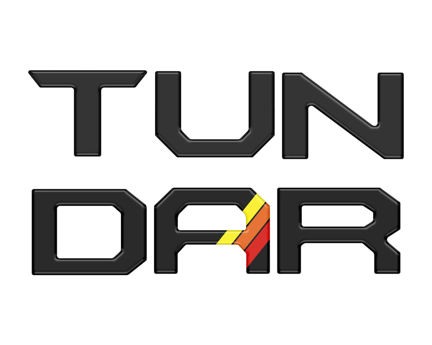 Tufskinz Tailgate Letter Inserts For Tundra (2022-2023)