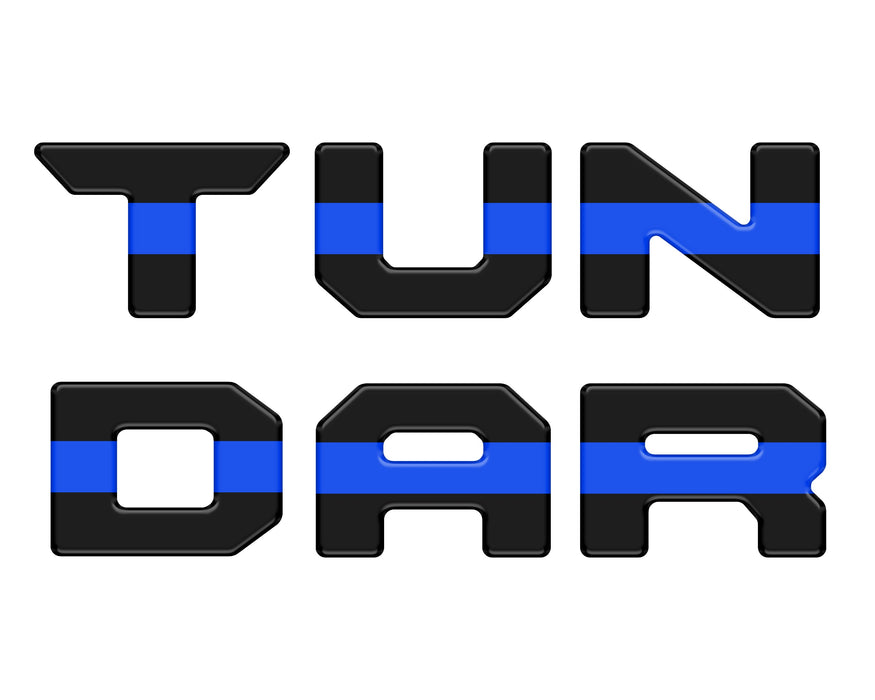 Tufskinz Bed Rail Tailgate Letter Overlays For Tundra (2022-Current)