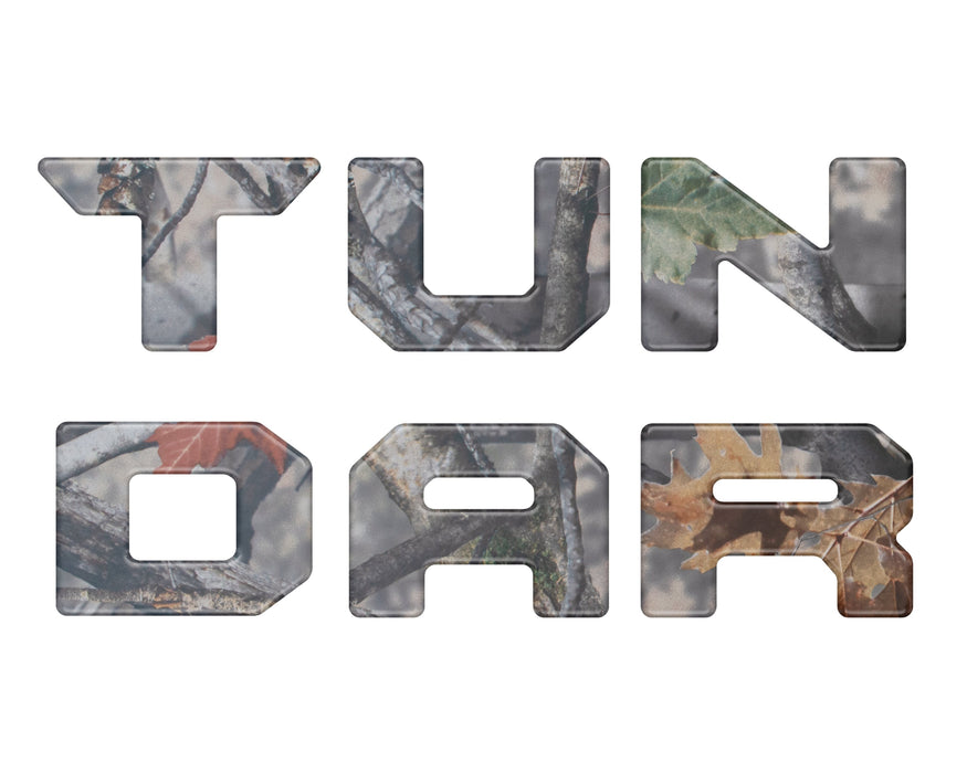 Tufskinz Bed Rail Tailgate Letter Overlays For Tundra (2022-Current)