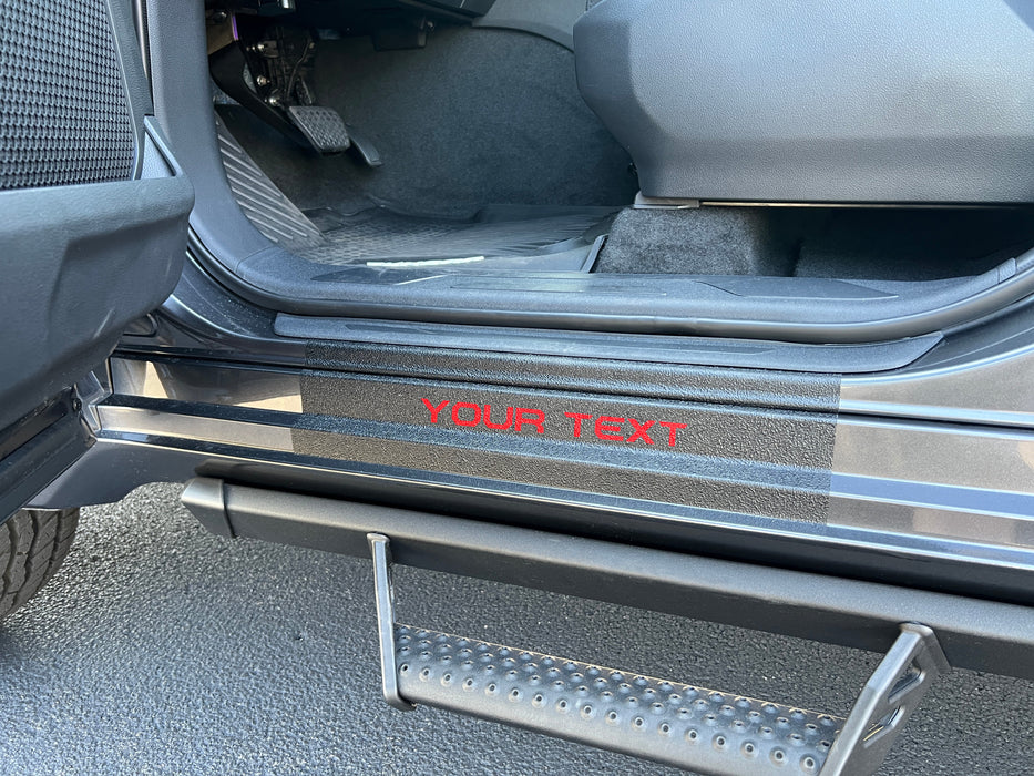Tufskinz Door Sill Protection Overlays For Tundra (2022-Current)