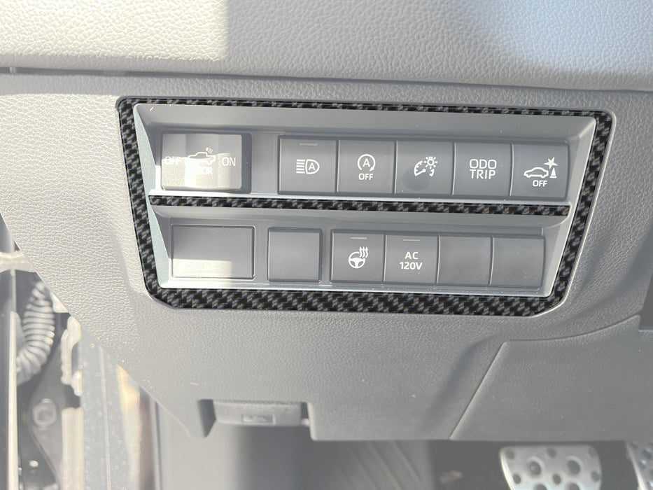 Tufskinz Dim Switch Panel Accent Overlays For Tundra (2022-Current)