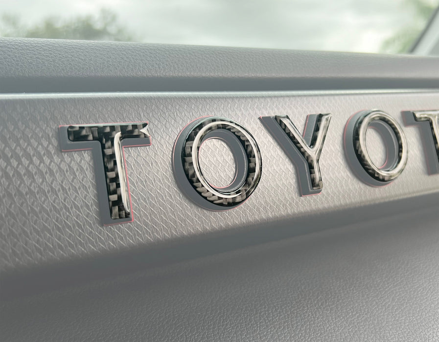 Tufskinz TRD Pro Glovebox Letter Overlays For Tundra (2022-Current)