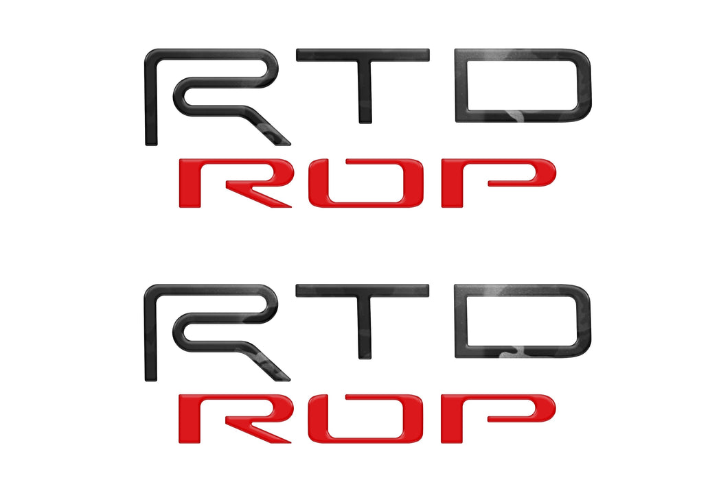 Tufskinz Hood Louver Letter Overlays For Tundra (2022-Current)