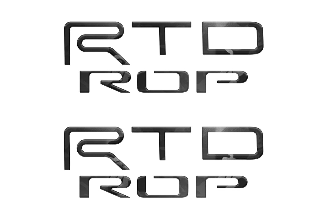 Tufskinz Hood Louver Letter Overlays For Tundra (2022-Current)
