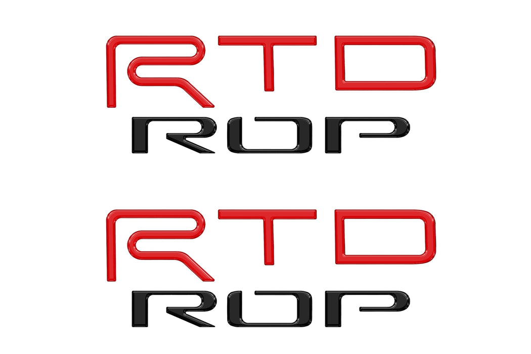 Tufskinz Hood Louver Letter Overlays For Tundra (2022-Current)