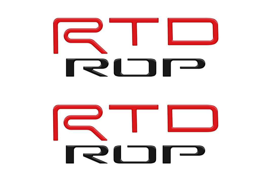 Tufskinz Hood Louver Letter Overlays For Tundra (2022-Current)