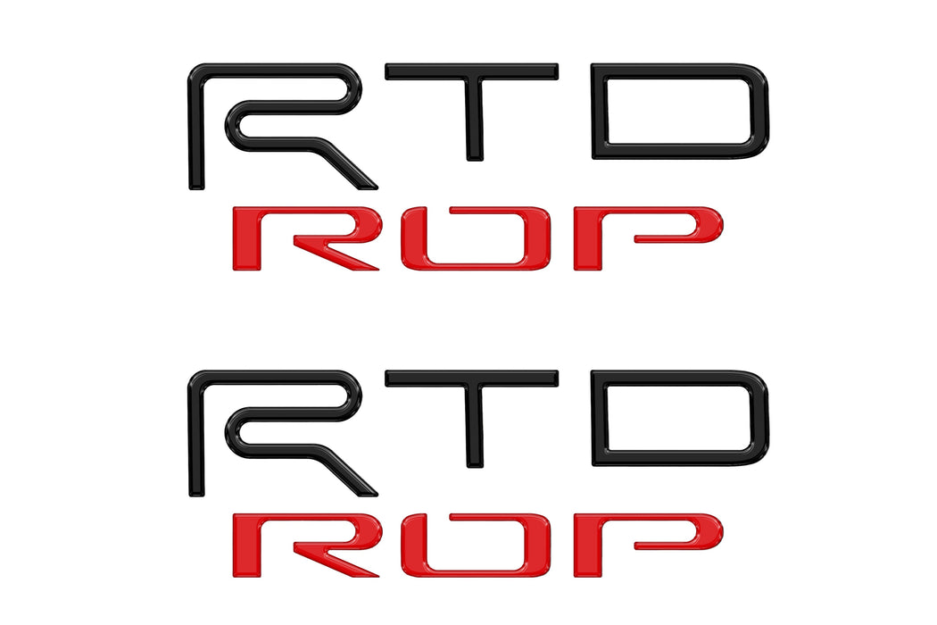 Tufskinz Hood Louver Letter Overlays For Tundra (2022-Current)