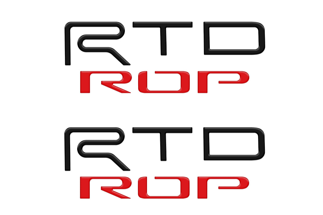 Tufskinz Hood Louver Letter Overlays For Tundra (2022-Current)