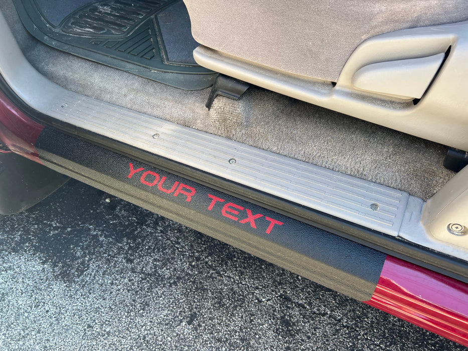 Tufskinz Textured Door Sill Overlays For Tundra (2000-2006)