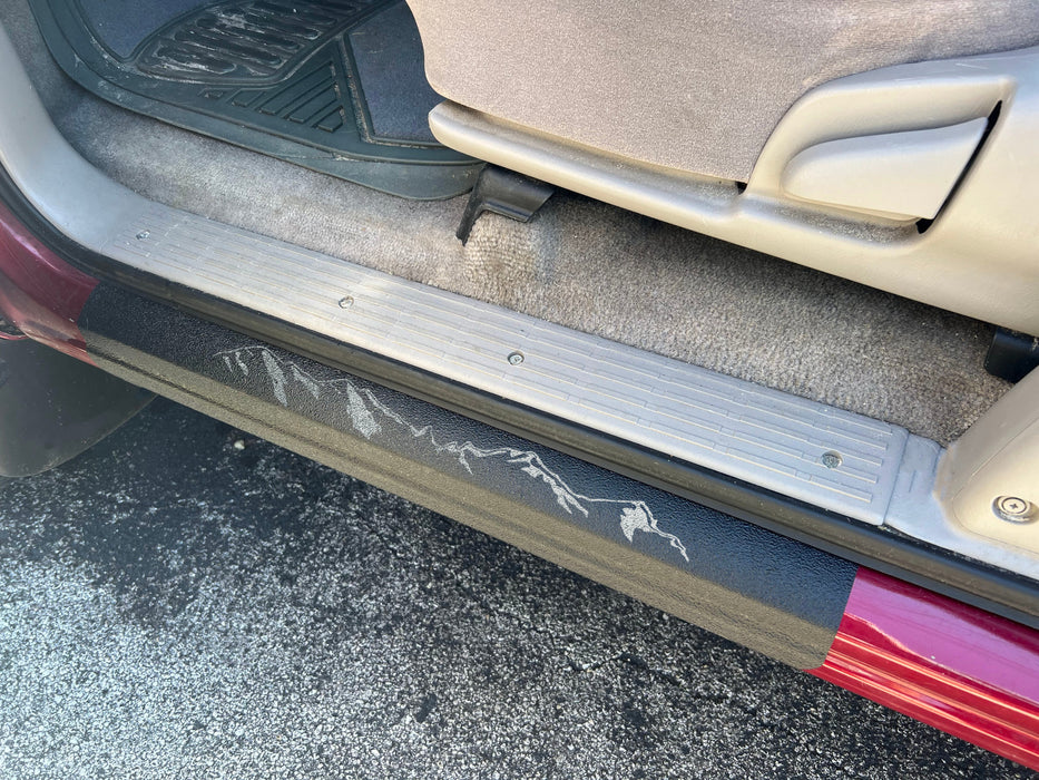 Tufskinz Textured Door Sill Overlays For Tundra (2000-2006)