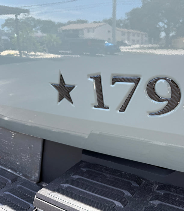 Tufskinz 1794 Tailgate Letter Inserts For Tundra (2022-Current)