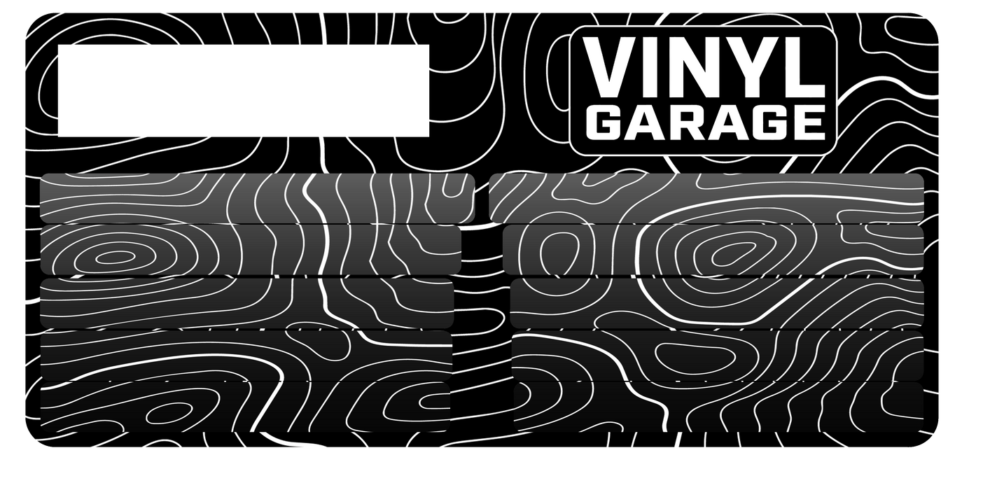 Vinyl Garage Fang Stripe Decal For Tundra (2022-Current)