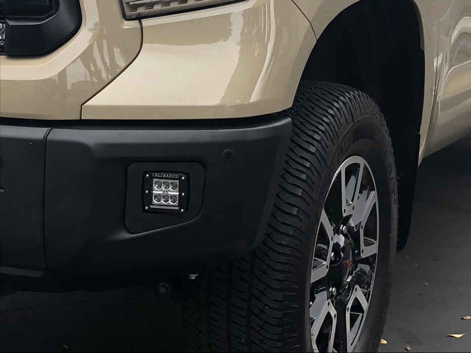 Cali Raised Led Fog Light Pod Replacements Brackets For Tundra (2014-2021)