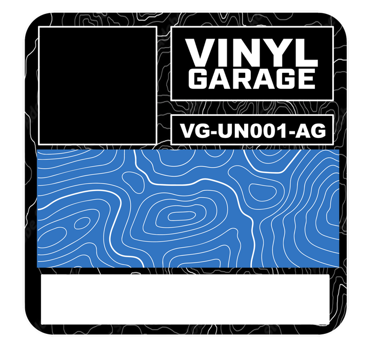 Vinyl Garage Glove Box Keyhole Cover