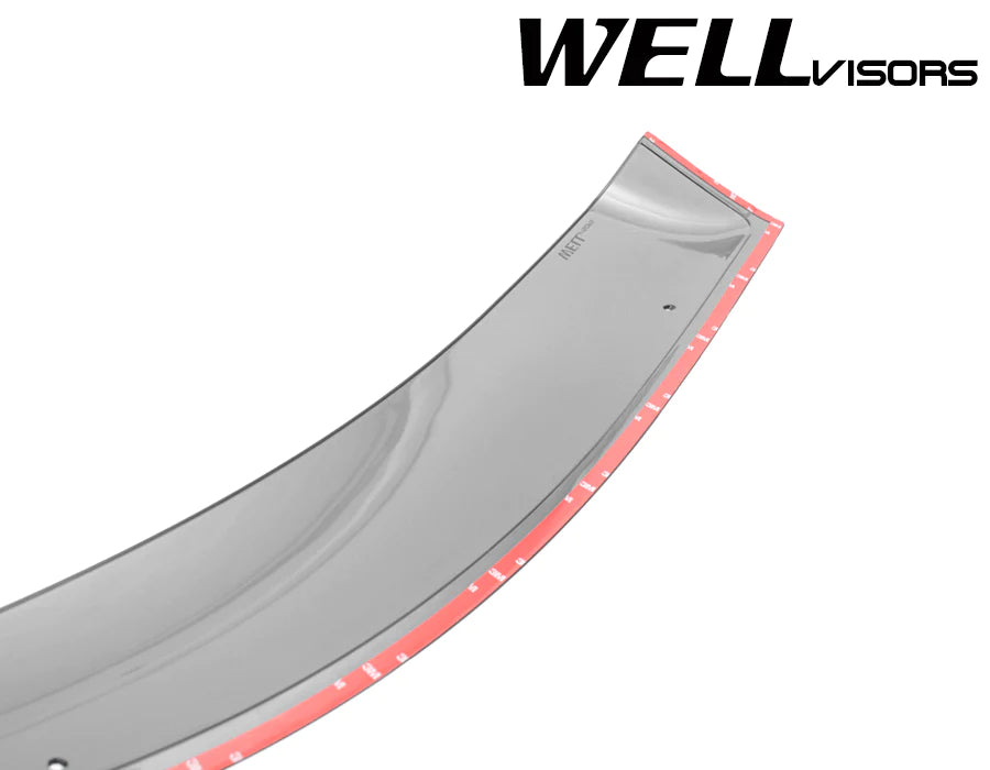 Well Visors Off-Road Series Window Deflectors Double Cab For Tundra (2007-2021)