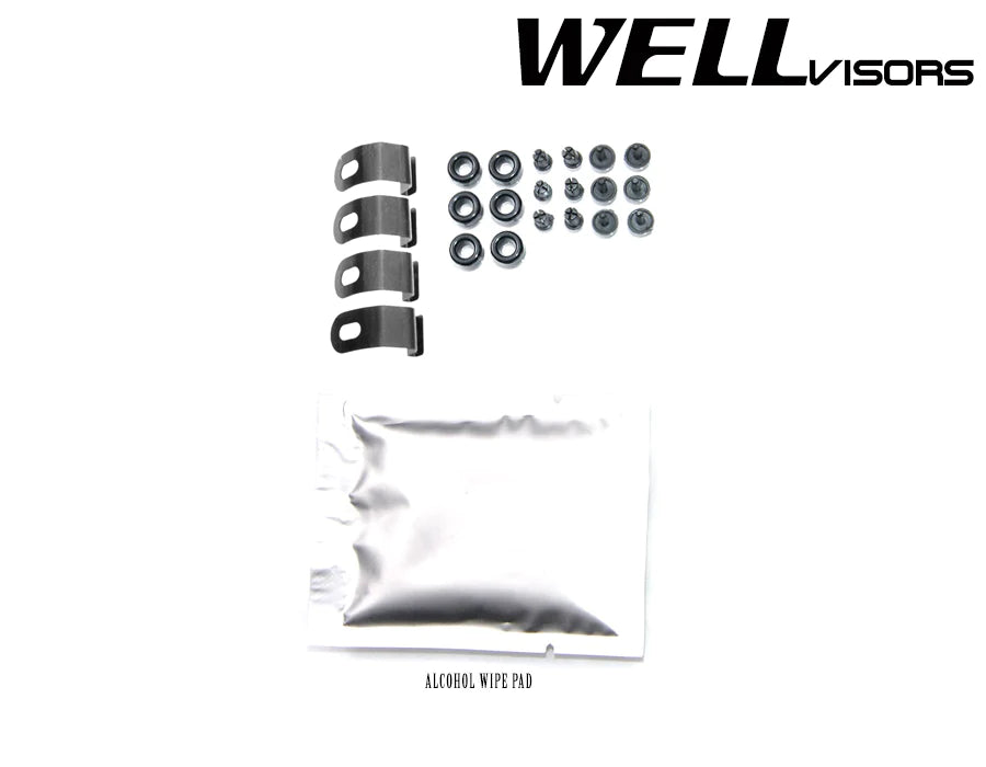 Well Visors Off-Road Series Window Deflectors Double Cab For Tundra (2007-2021)