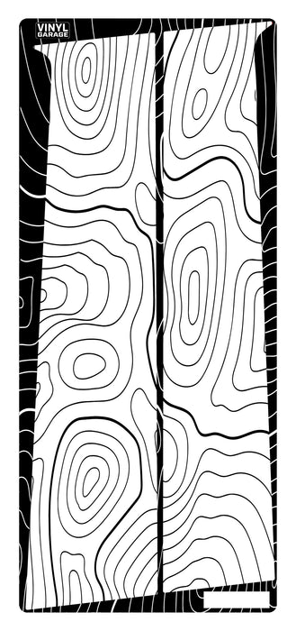 Vinyl Garage B Pillar Topo Decal For Tundra (2022-Current)