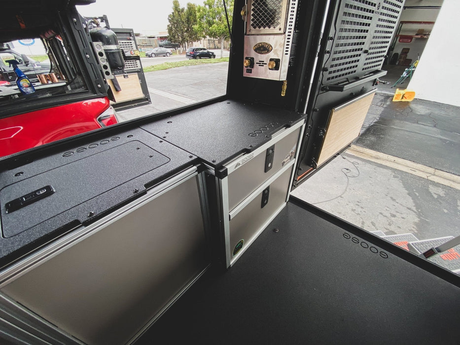 Goose Gear Alu-Cabin Canopy Camper Rear Double Drawer Module For Tundra (2007-2021)