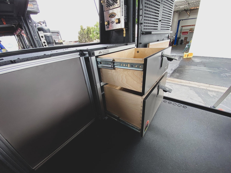 Goose Gear Canopy Camper Rear Double Drawer Module For Tundra (2022-Current)