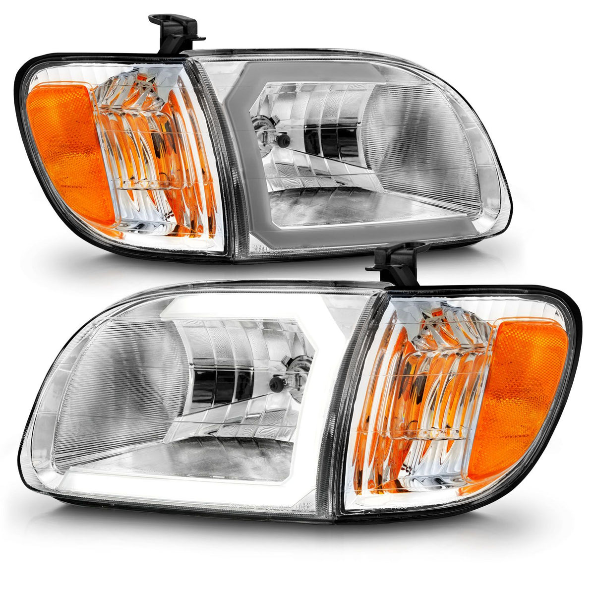 Anzo Crystal Plank Headlights For Tundra (2000-2004) — Tundra
