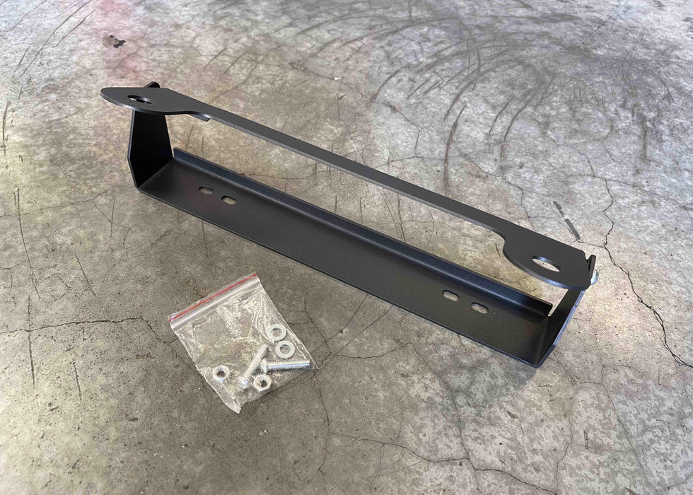 Backwoods Flip Up Front License Plate Holder  Hawse Fairlead