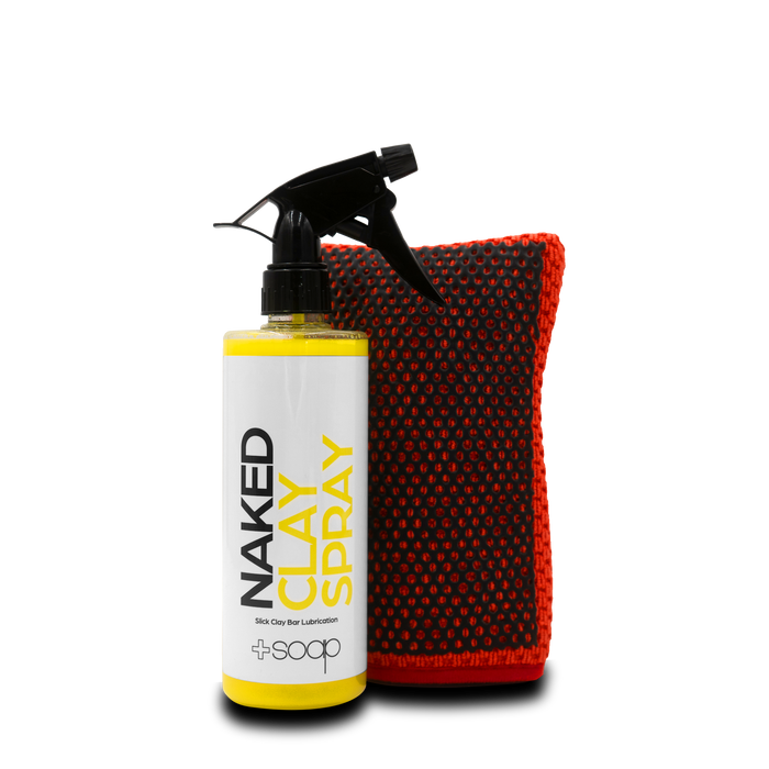 Plus Soap Clay Spray + Clay Mitt Combo