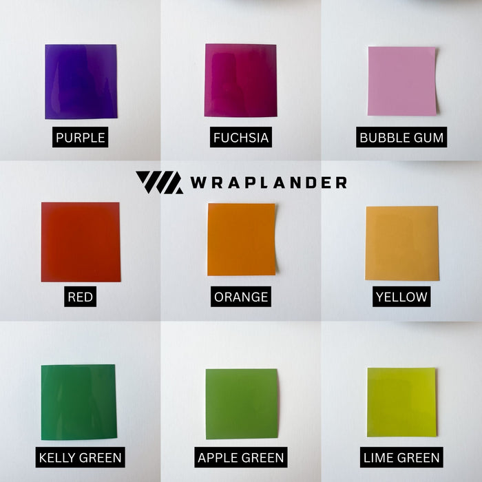 Wraplander DIY Topography Vinyl Wrap Accent/Booster Kit