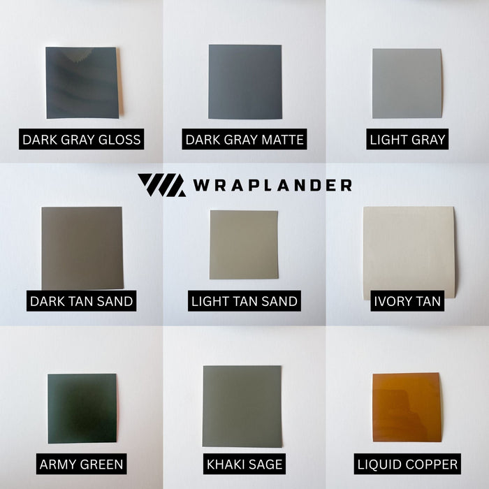 Wraplander DIY Topography Vinyl Wrap Accent/Booster Kit