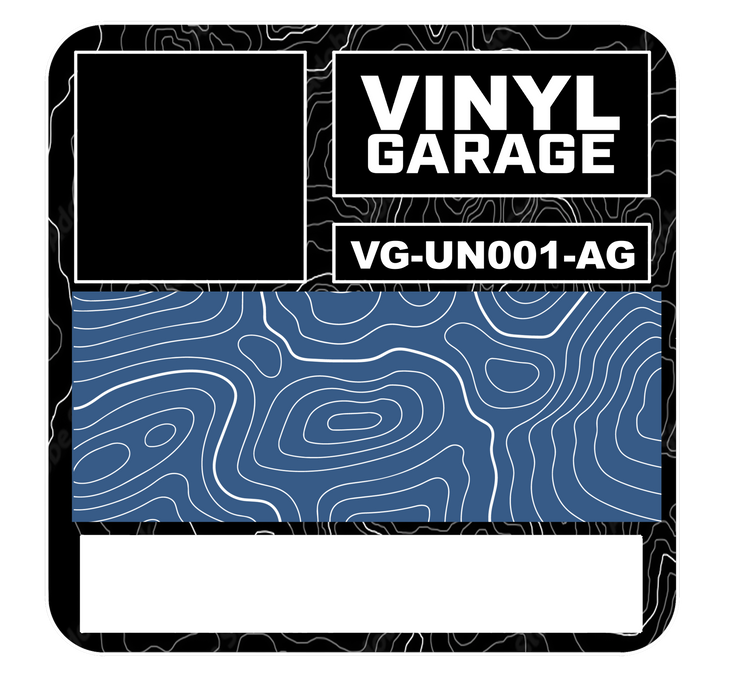 Vinyl Garage Glove Box Keyhole Cover
