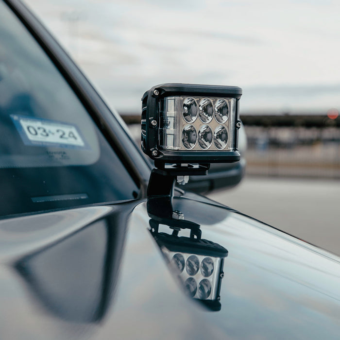 Cali Raised Low Profile Ditch Light Brackets For Tundra (2022-Current)