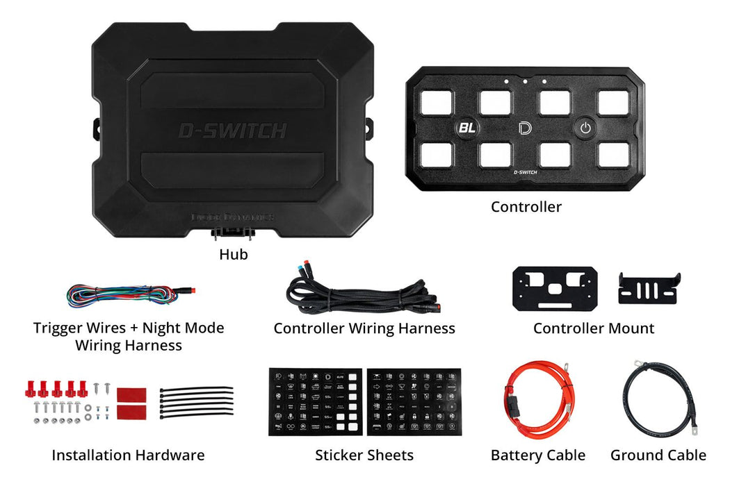 Diode Dynamics D-Switch 8-Channel Switch Panel for Tundra