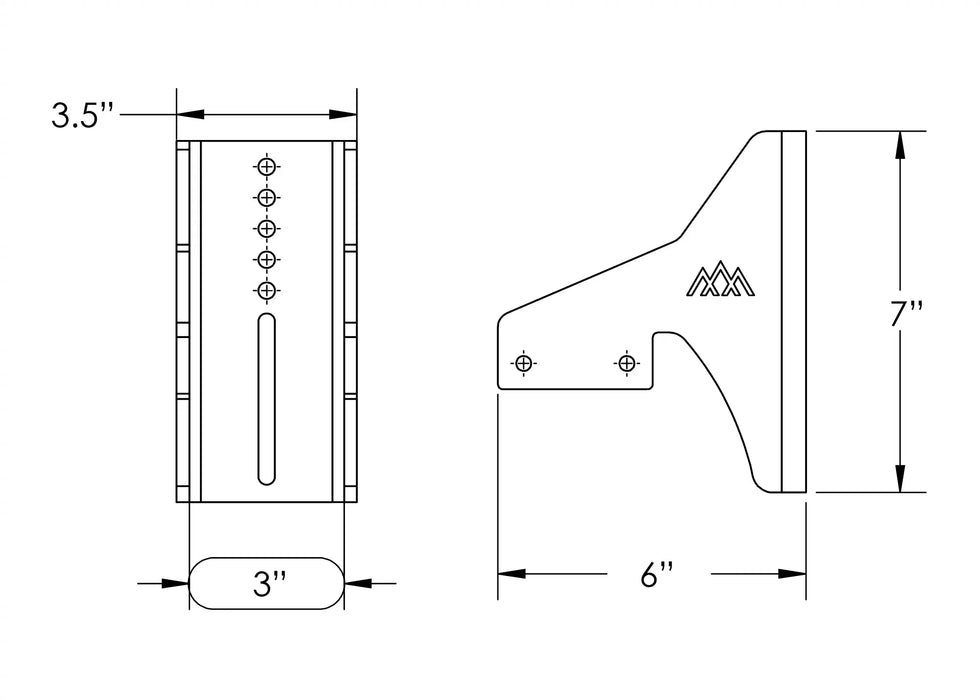 Backwoods HD Awning Brackets For Tundra (2022-Current)
