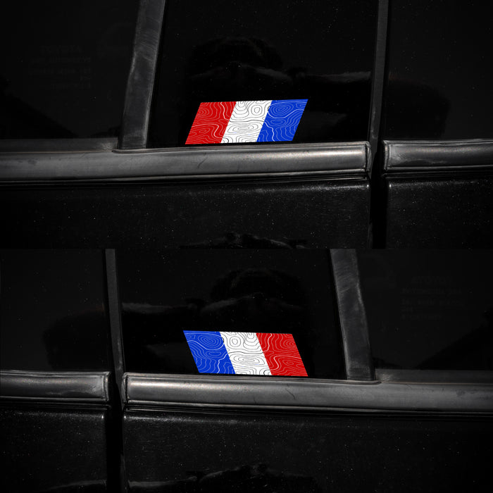 Vinyl Garage B Pillar Three Stripe Decal