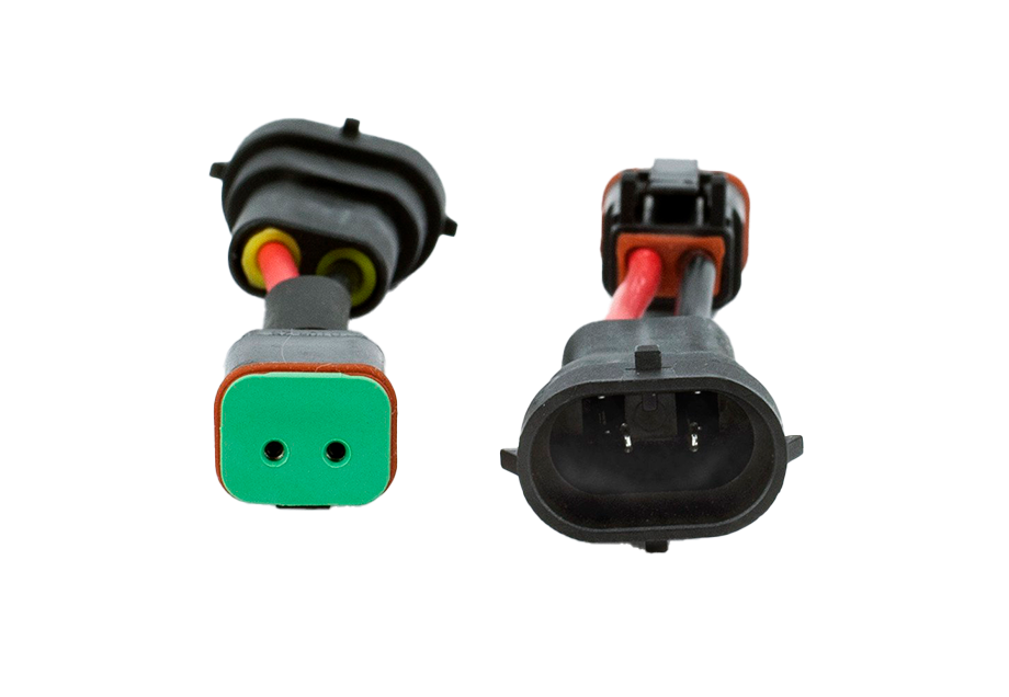 Cali Raised Fog Light Pod H11 OEM Adaptor For Tundra