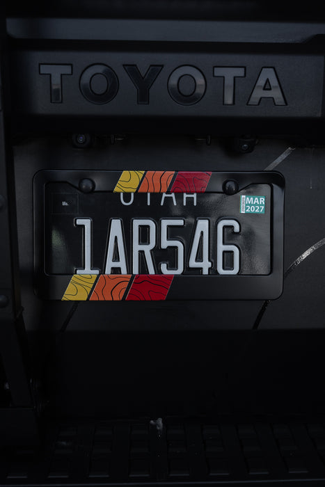 Tundra Lifestyle Heritage License Plate Frame For Tundra