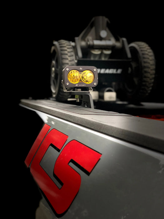 ICS Bed Rail Chase Light Brackets