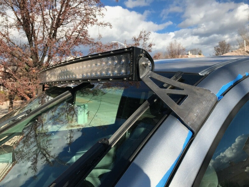 Cali Raised 52" Curved LED Light Bar Roof Brackets Kit For Tundra (2007-2021)