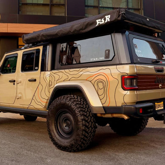 Wraplander DIY Topography Vinyl Wrap Accent/Booster Kit
