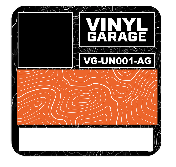 Vinyl Garage Glove Box Keyhole Cover