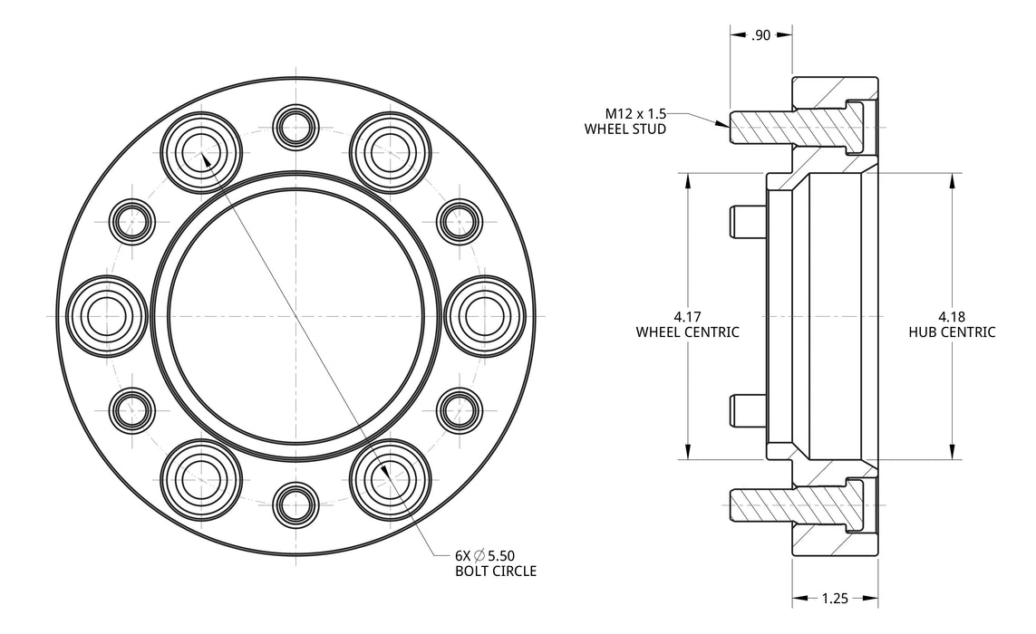 Spidertrax 1.25" Wheel Spacers For Tundra (2000-2006)