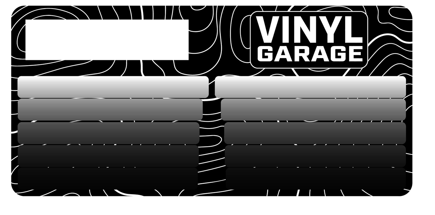 Vinyl Garage Fang Stripe Decal For Tundra (2022-Current)