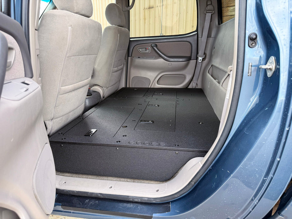 Goose Gear Double Cab Second Row Seat Delete Plate System For Tundra (2000-2006)