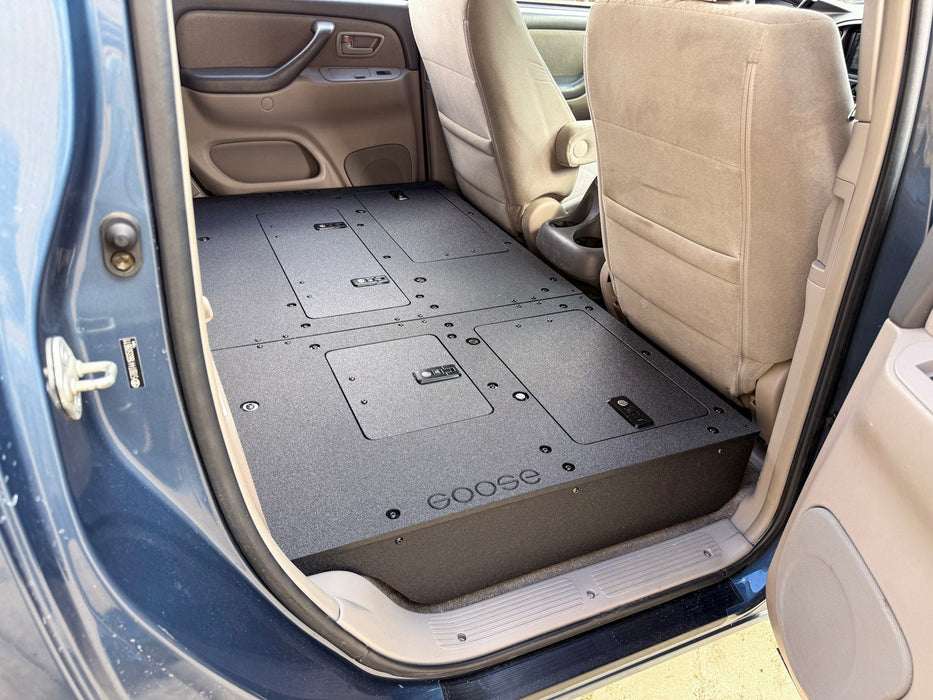 Goose Gear Double Cab Second Row Seat Delete Plate System For Tundra (2000-2006)