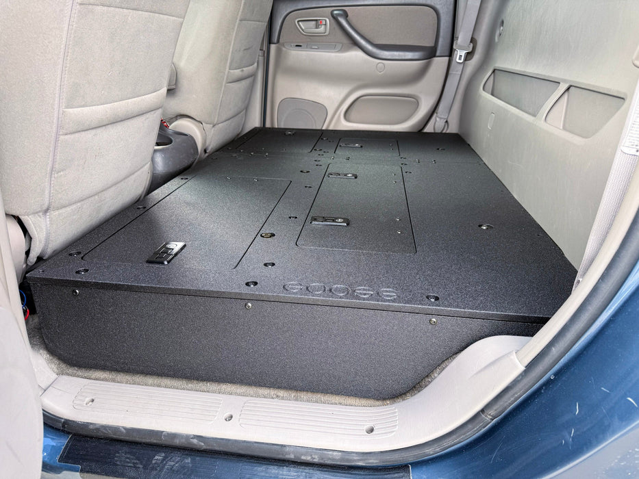 Goose Gear Double Cab Second Row Seat Delete Plate System For Tundra (2000-2006)
