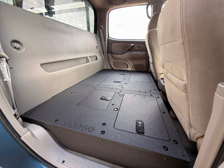 Goose Gear Double Cab Second Row Seat Delete Plate System For Tundra (2000-2006)